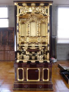 仏壇の洗濯（クリーニング）金箔貼の写真　全体